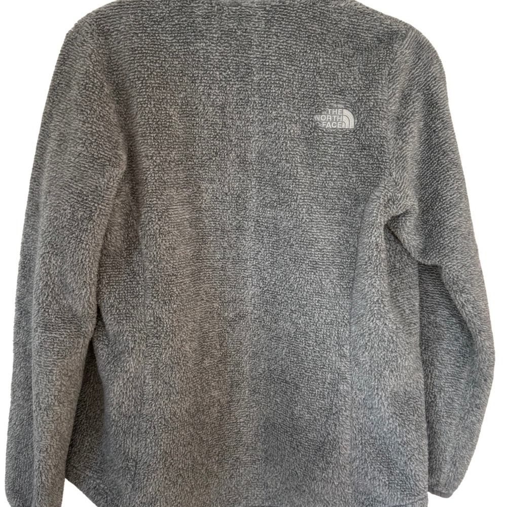 The North Face Grey Full Zip  Fleece Jacket Women Mediun - Picture 2 of 9